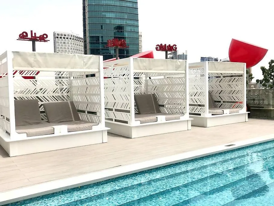Urban King Bed With Burj Khalifa View & Dubai Mall United Arab Emirates